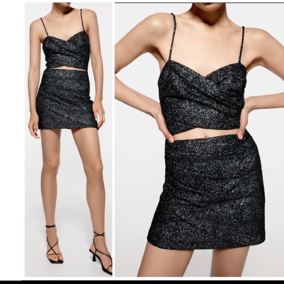 Zara Sparkle Mini Dress - Picture 10 of 10